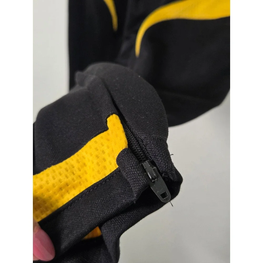 Adidas Clima365 Soccer Training Pants Black Yellow White Mens Size L E84219